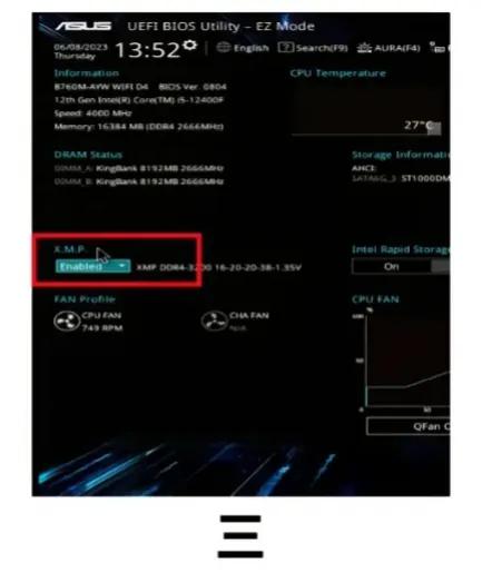 华硕主板开启XMP教程_如何看电脑配置参数_新电脑配置检查方法