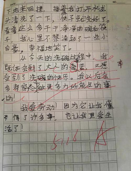 小学生洗碗经历_三年级日记帮妈妈洗碗_我帮妈妈洗碗作文