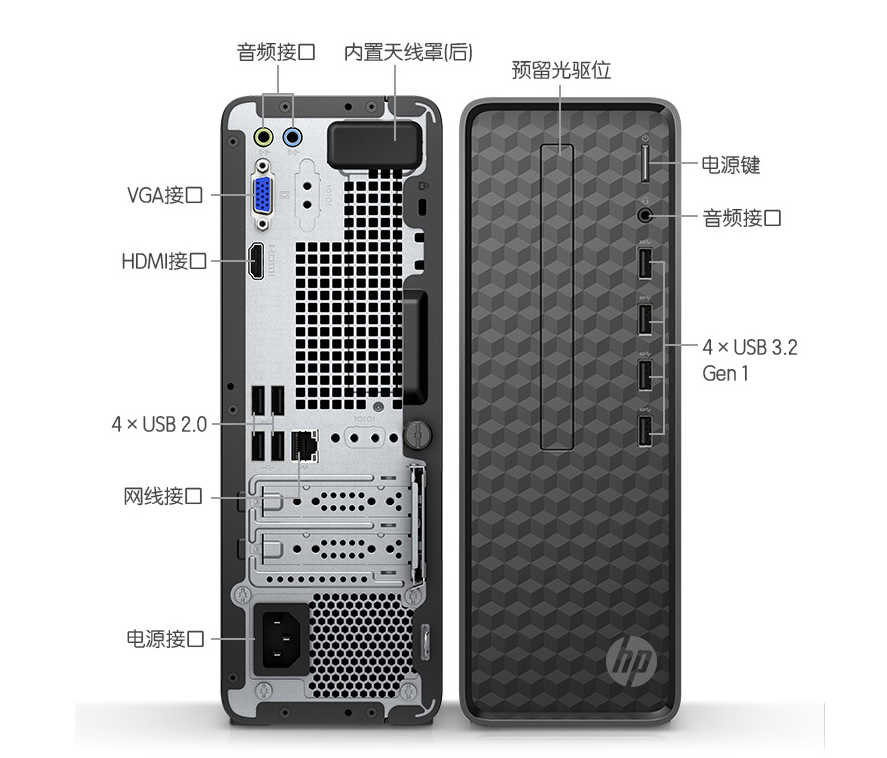 电脑小机箱配置_i7-12700处理器小机箱_惠普小欧S01电脑主机
