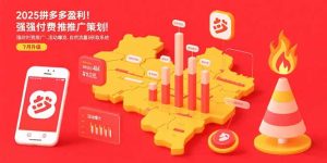 2025拼多多盈利地图：强付费推广策略/活动爆流/自然流量获取系统(7月更新)