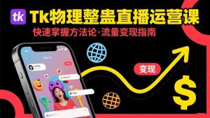 Tk物理整蛊直播跨境运营：快速掌握整蛊类直播的运营方法论，实现流量变现