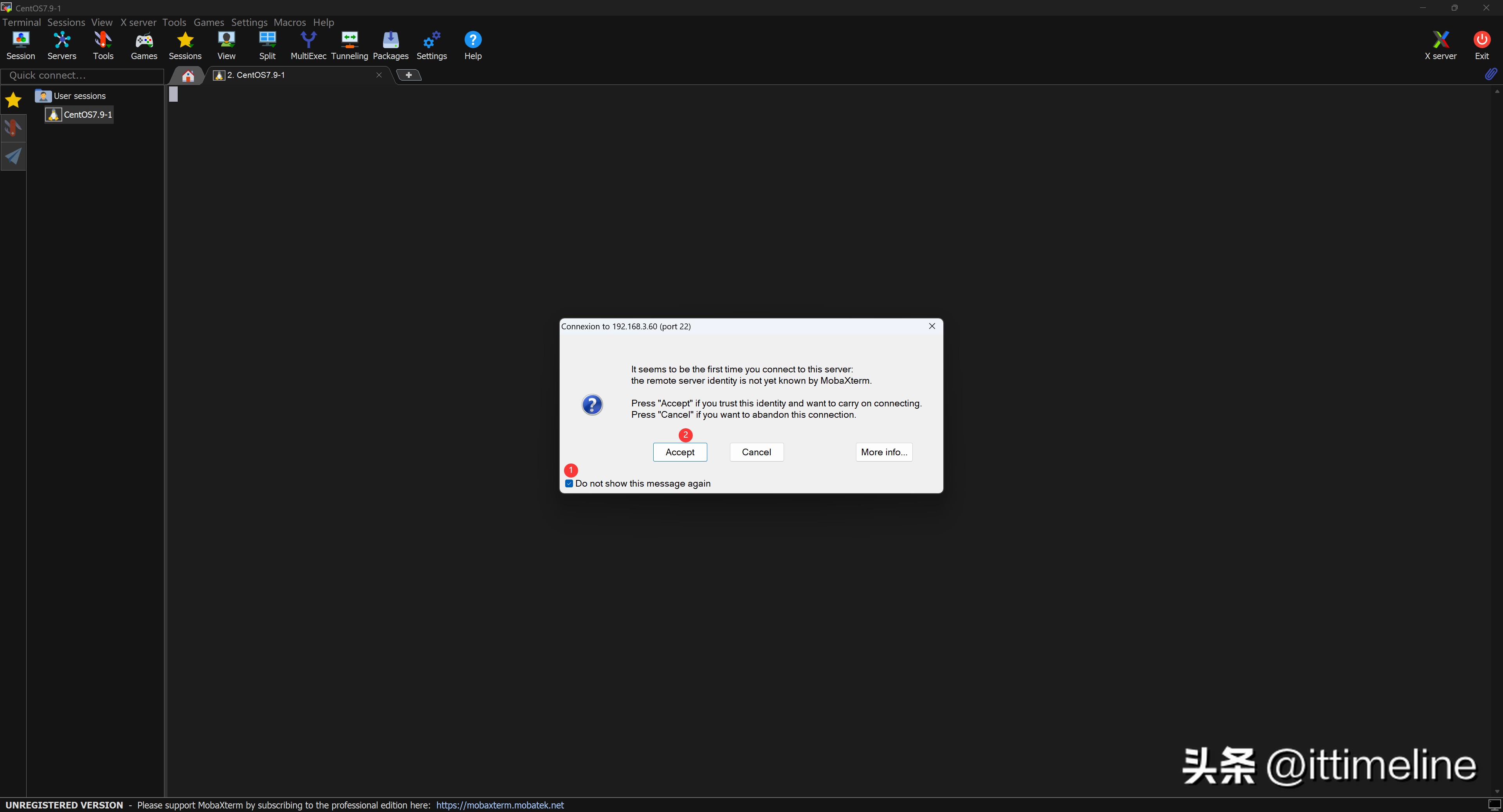 MobaXTerm远程连接Linux设置_linux下远程桌面连接_Linux远程连接使用XShell教程
