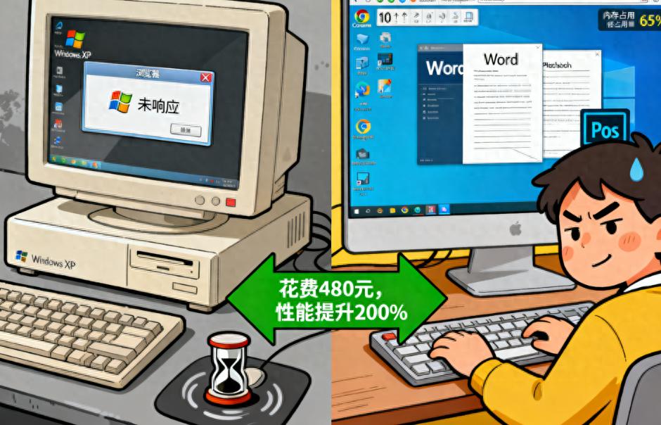 电脑启动特别慢 cpu100-老旧电脑如何升级最划算,提前避坑