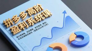 拼多多高阶盈利系统课,强付费策略、活动爆破、首页推荐,实现店铺稳定盈利(更新12月)