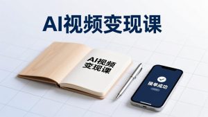 AI视频变现课,学完即可创作短片、接商单,实现副业增收,单项目报价可达千元