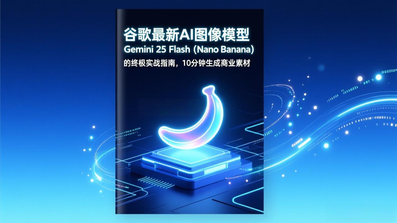 谷歌最新AI图像模型Gemini 2.5 Flash（Nano Banana）的终极实战指南，10分钟生成商业素材