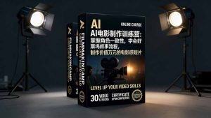 AI电影制作训练营：掌握角色一致性，学会好莱坞叙事流程，制作价值万元的电影感短片