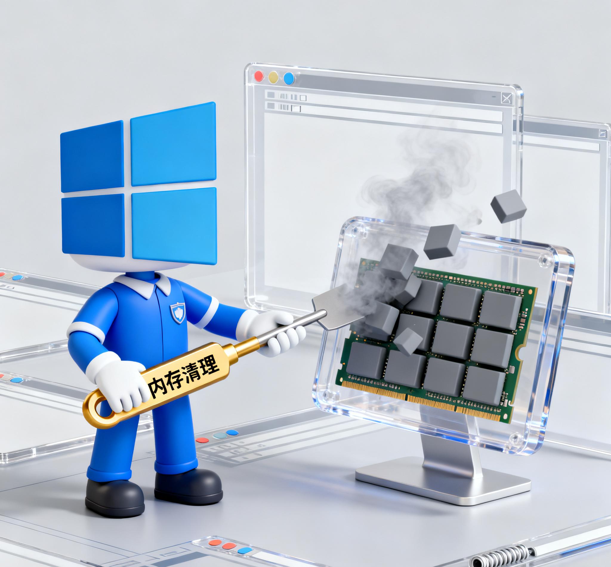 windows内存优化_老电脑提速技巧_电脑物理内存使用率高