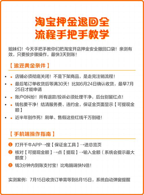 淘宝网的30保证金能退吗_千牛保证金退还条件_千牛后台保证金管理