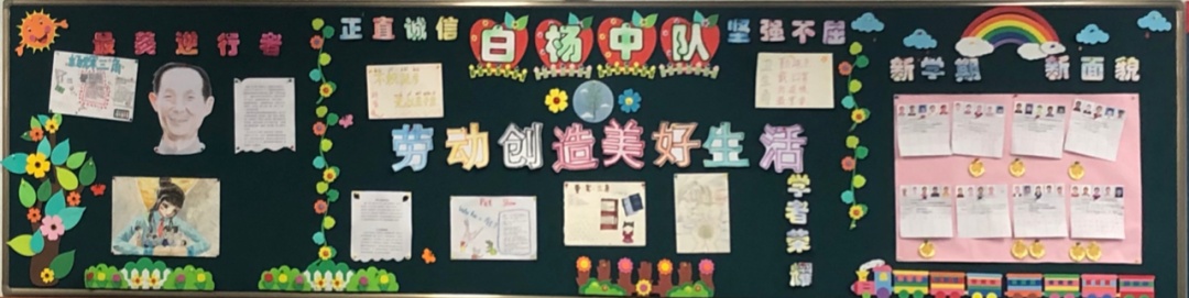 上海中小学劳动节黑板报_劳动节企业黑板报内容_劳动教育主题黑板报设计