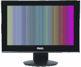 显示器花屏问题_电脑显示器出现超频_显示器黑屏原因