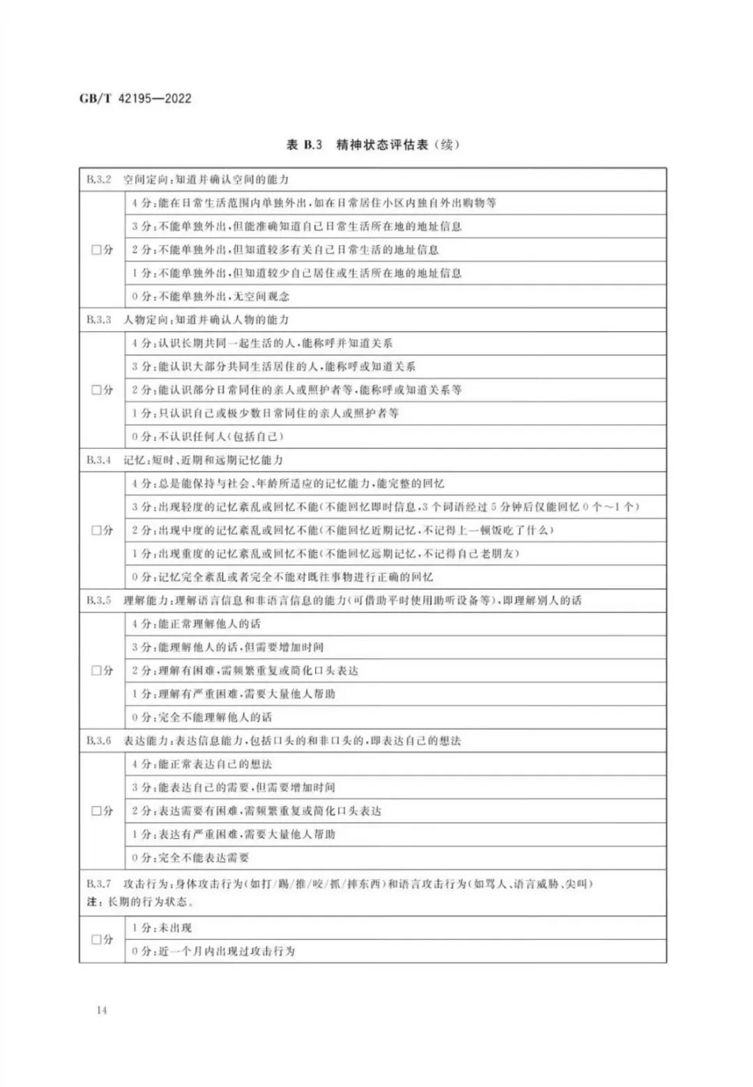 老年人生活能力评估等级_老年人生活自理能力评估表_老年人能力评估规范国家标准