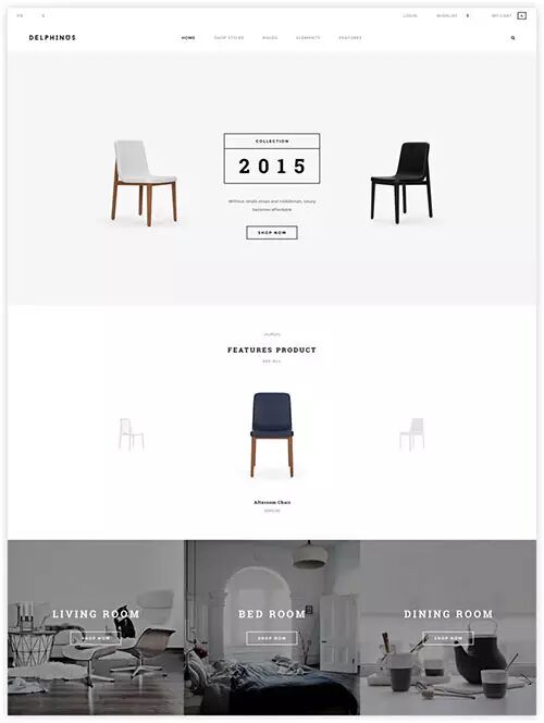 电商简约设计_极简电商网站版式设计_自己可以简单设计的网站