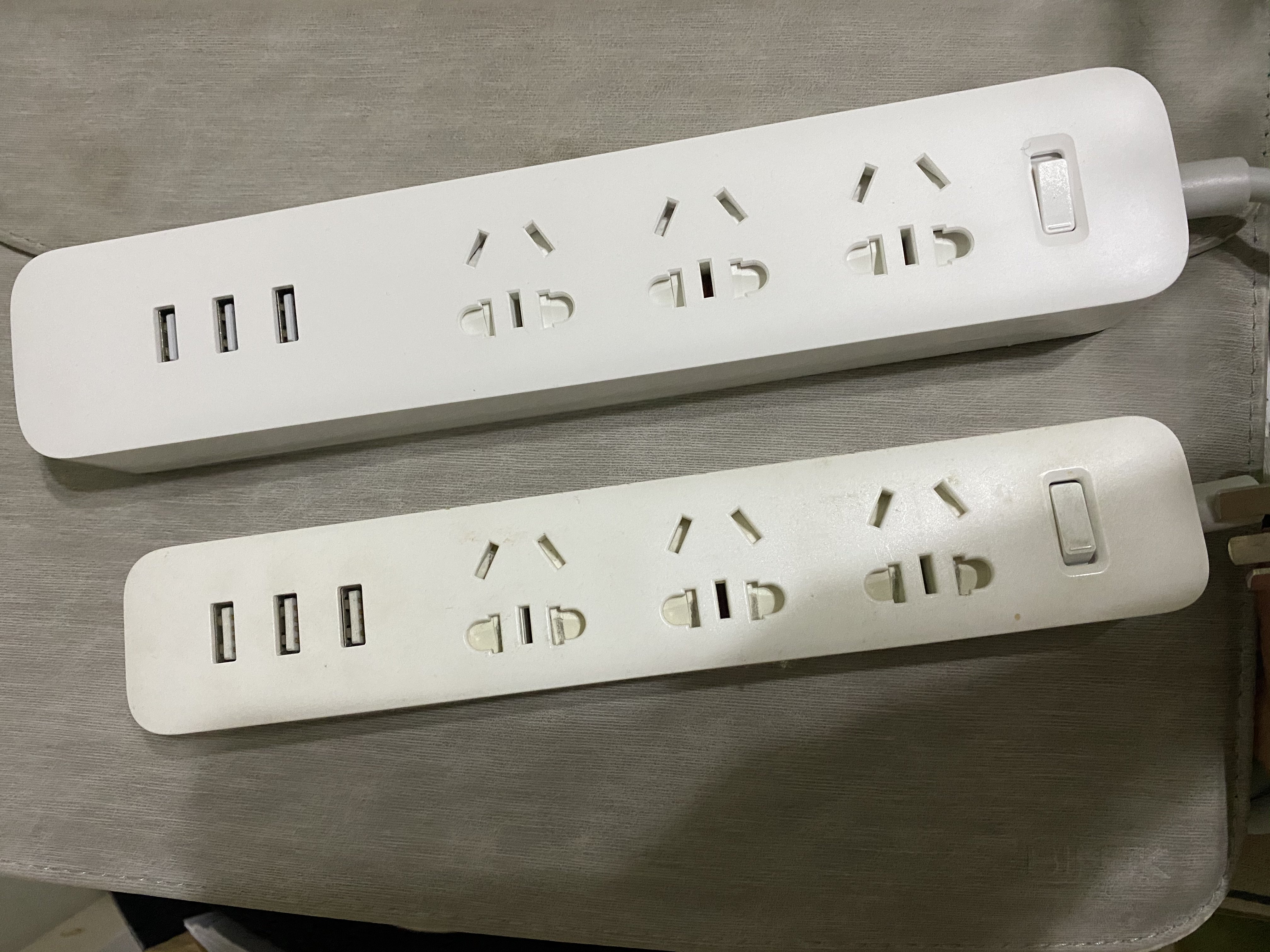 小米拖线板usb功率-插头少一个,桌面爽一点,米家插线板 快充版 27W简测