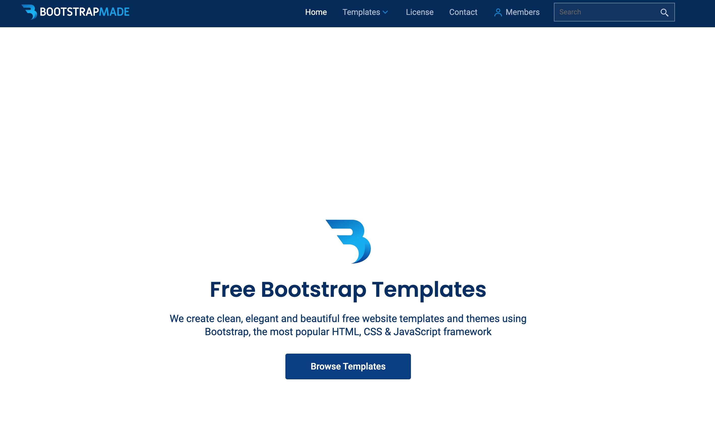 网站建设中 模板下载_BootstrapMade网站模板_html模板网站推荐