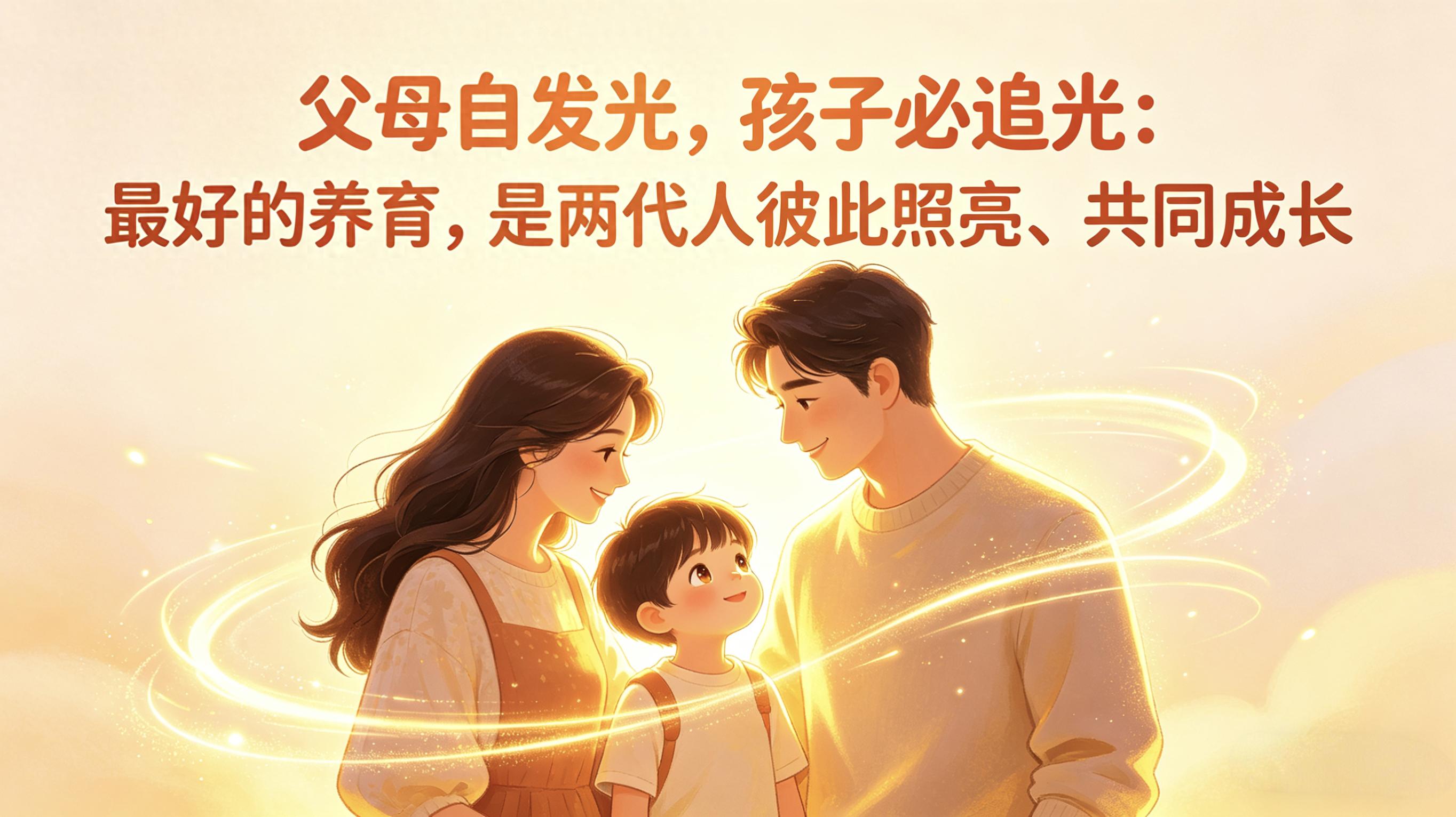 好父母决定孩子一生-父母自发光，孩子必追光：最好的养育是两代人彼此照亮、共同成长